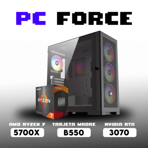 PC FORCE RYZEN 7 5700X | B550M | RTX 3070