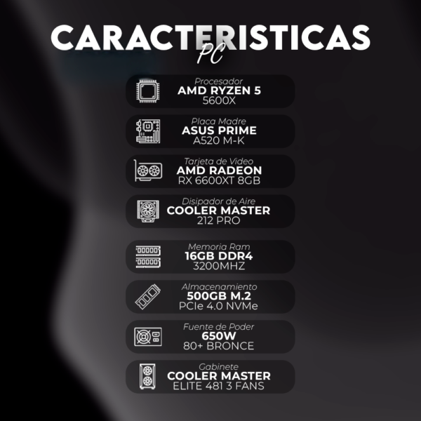 AMD RYZEN 5 5600X | RX 6600XT 8GB