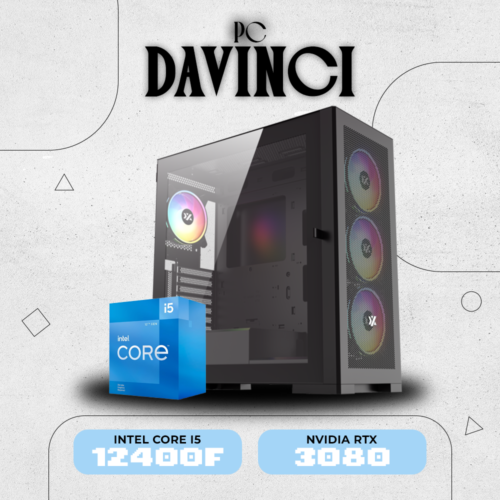 PC DAVINCI CORE I5 12400F | B760M | RTX 3080