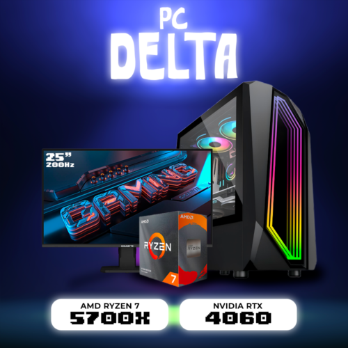 PC DELTA RYZEN 7 5700X | B550M | RTX 4060