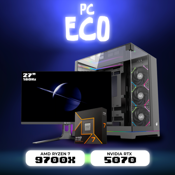 PC ECO RYZEN 7 9700X | X870 | RTX 5070