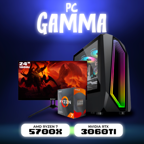 PC GAMMA RYZEN 7 5700X | B550M | RTX 3060TI