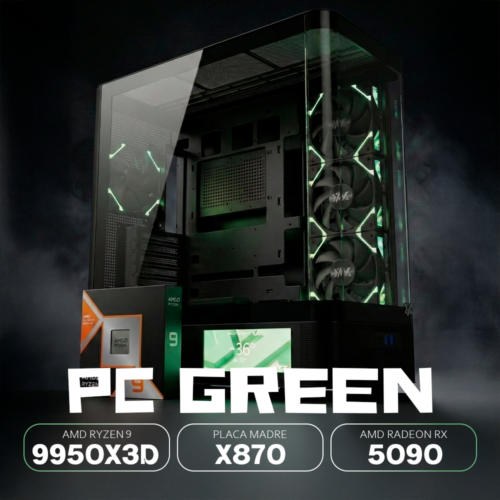 PC GREEN RYZEN 9 9950X3D | RTX 5090