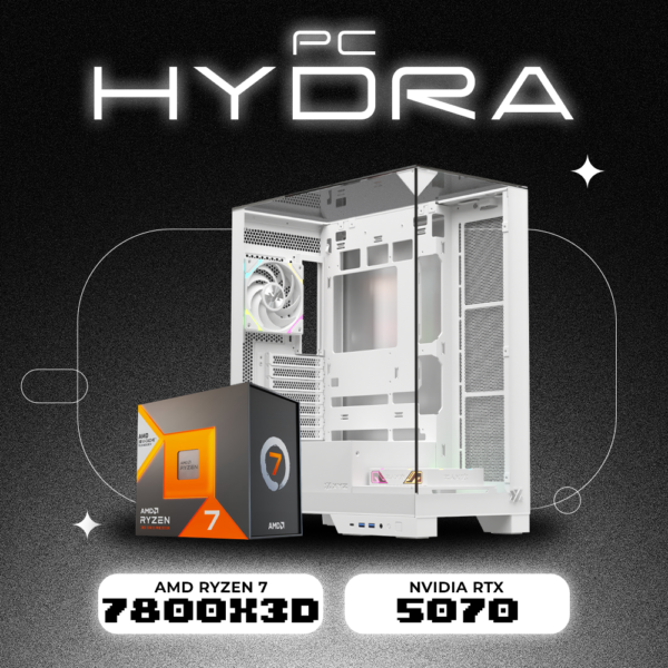 PC HYDRA RYZEN 7 7800X3D | B850M | RTX 5070