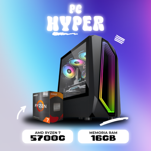 PC HYPER RYZEN 7 5700G | A520