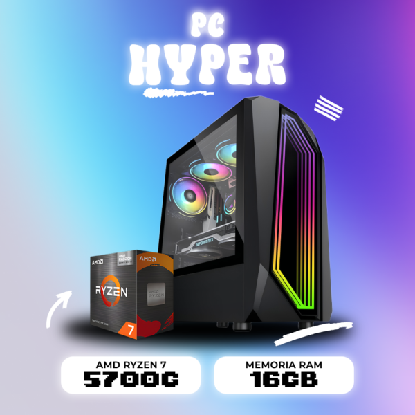 PC HYPER RYZEN 7 5700G | A520