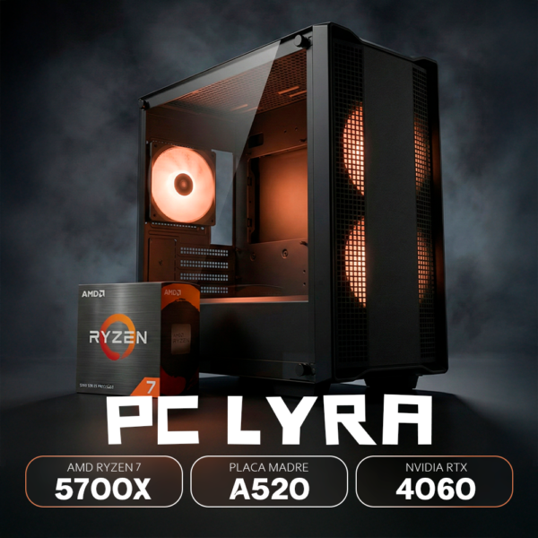 PC LYRA PC LYRA RYZEN 7 5700X | RTX 4060
