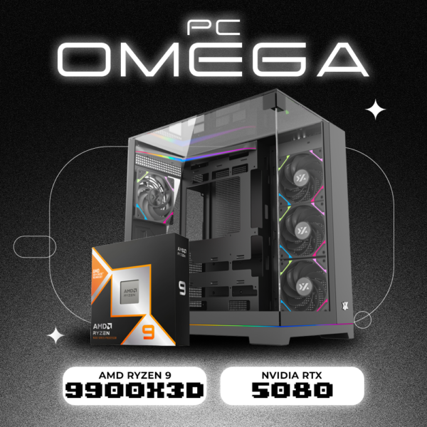 PC OMEGA RYZEN 9 9900X3D | X870 | RTX 5080
