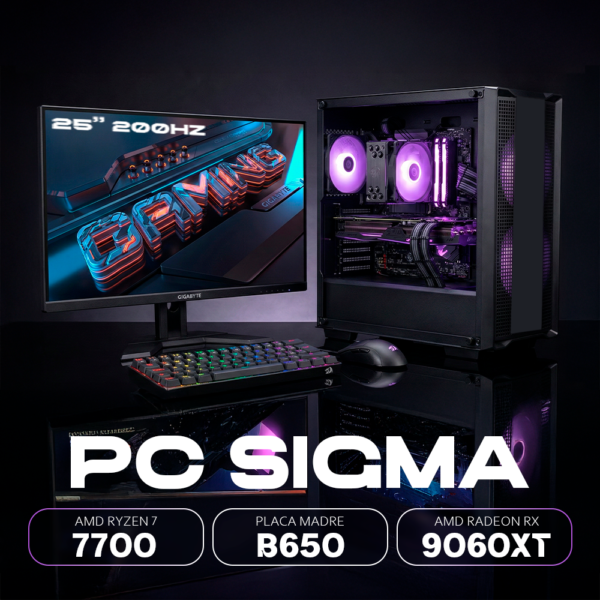 PC SIGMA RYZEN 7 7700 | RX 9060XT
