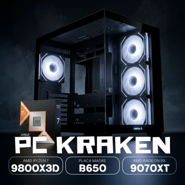 PC KRAKEN RYZEN 7 9800X3D | RX 9070XT