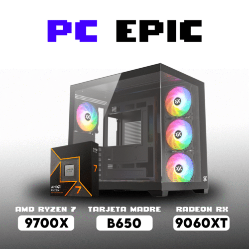 PC EPIC RYZEN 7 9700X | B650M | RX 9060XT