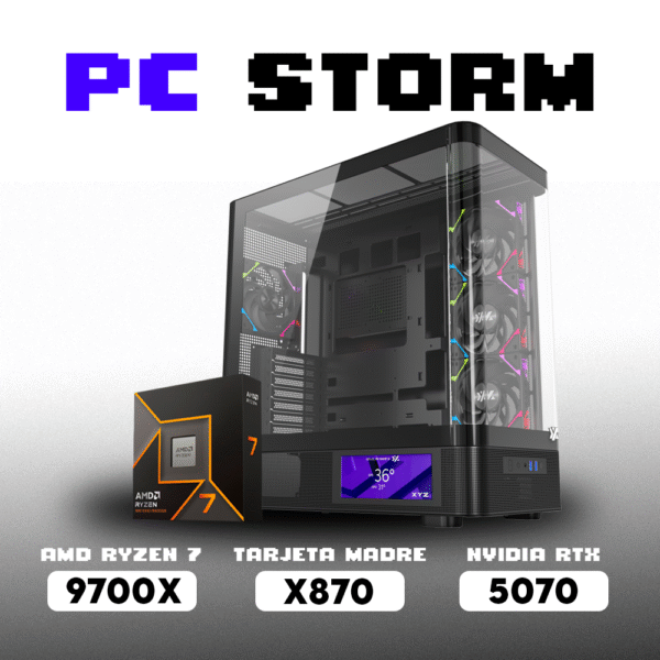 WHITEPCEXT STORMS PC STORM RYZEN 7 9700X | X870 | RTX 5070