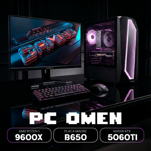 PC OMEN RYZEN 5 9600X | RTX 5060TI 16GB