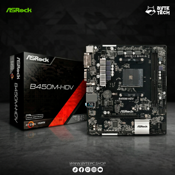 ASROCK B450M - HDV