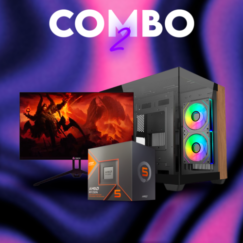 AMD RYZEN 5 8600G | MONITOR 24" 100HZ