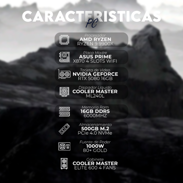 AMD RYZEN 9 9900X | RTX 5080 16GB