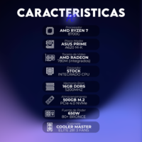 AMD RYZEN 7 8700G | A620