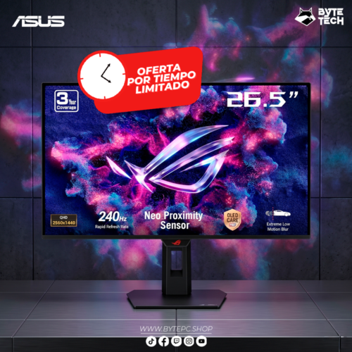 OFETRA2R OFERTA ASUS ROG STRIX OLED 27" 240HZ (2560X1440)
